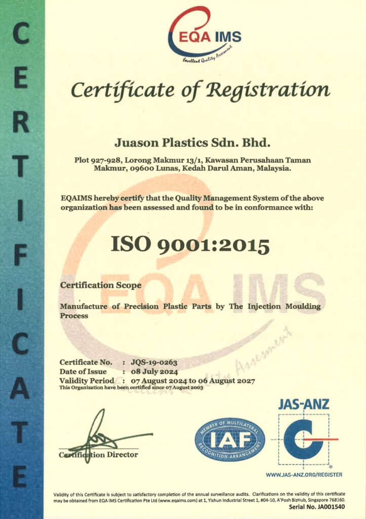 ISO 9001 Certificate of Registration